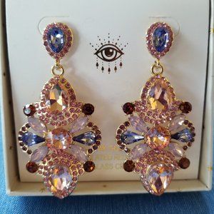 👁️🍬Eye Candy Beautiful Bling Dangle Earrings - NWT&B🍬👁️